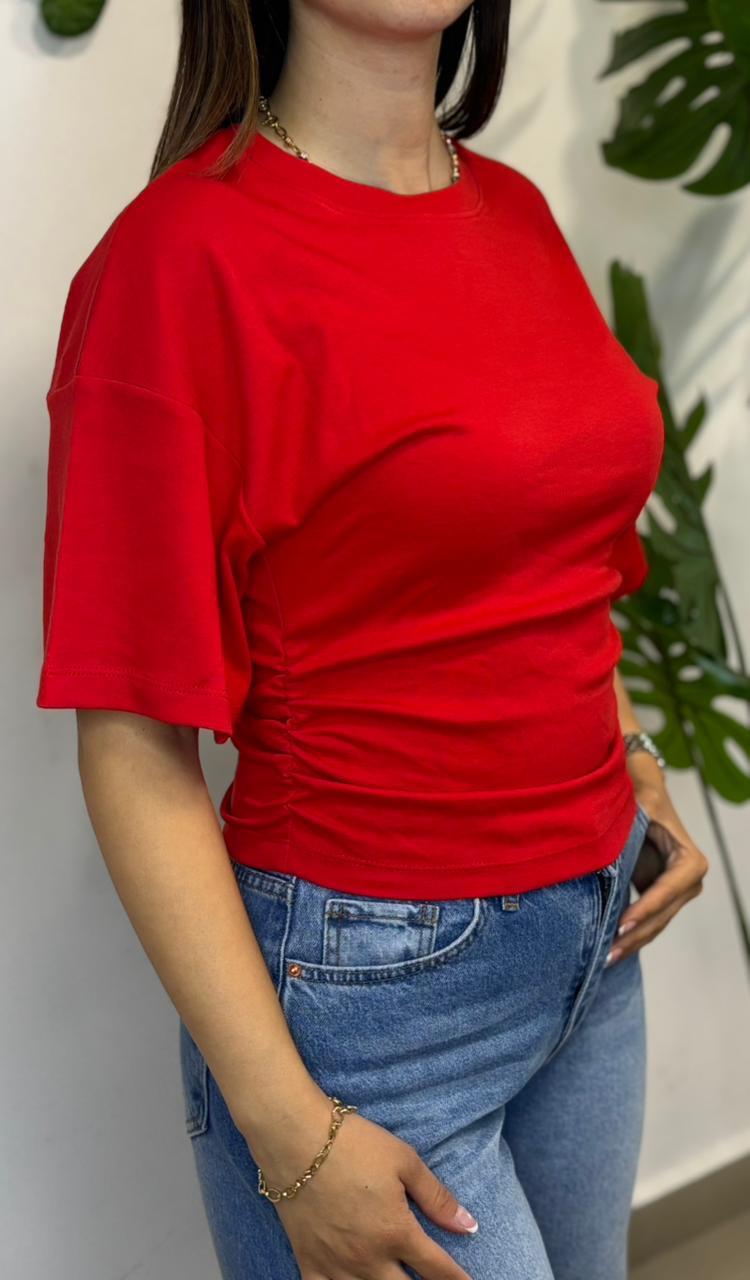 Basic Red, Yellow, & brown Top