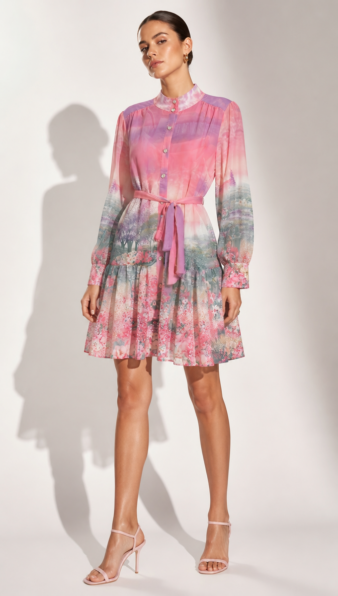 Floral Pink Dress