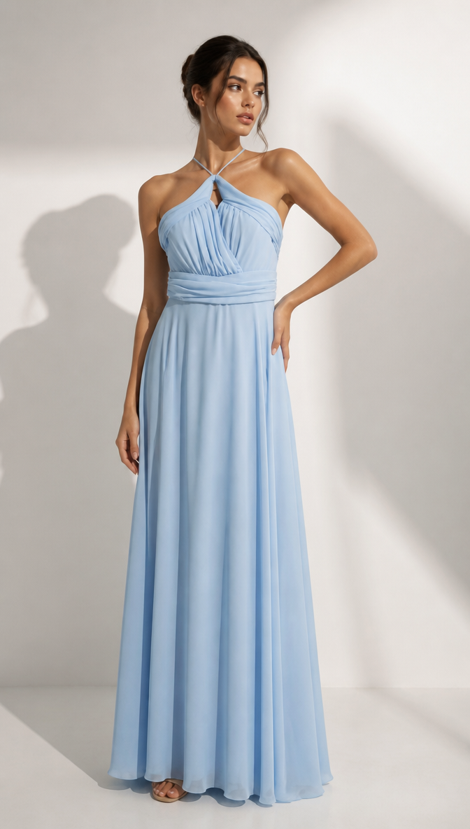 Blue Evening Dress