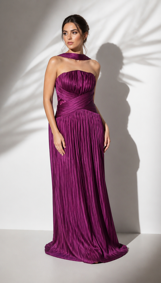 Fuchsia Evening Dress