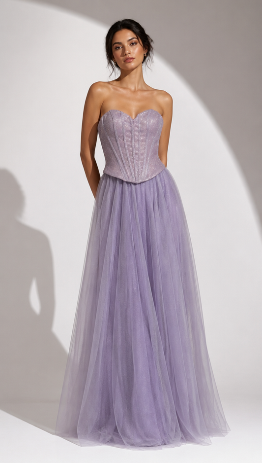 Purple Evening Dress
