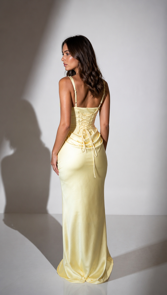 Yellow Evening Dress