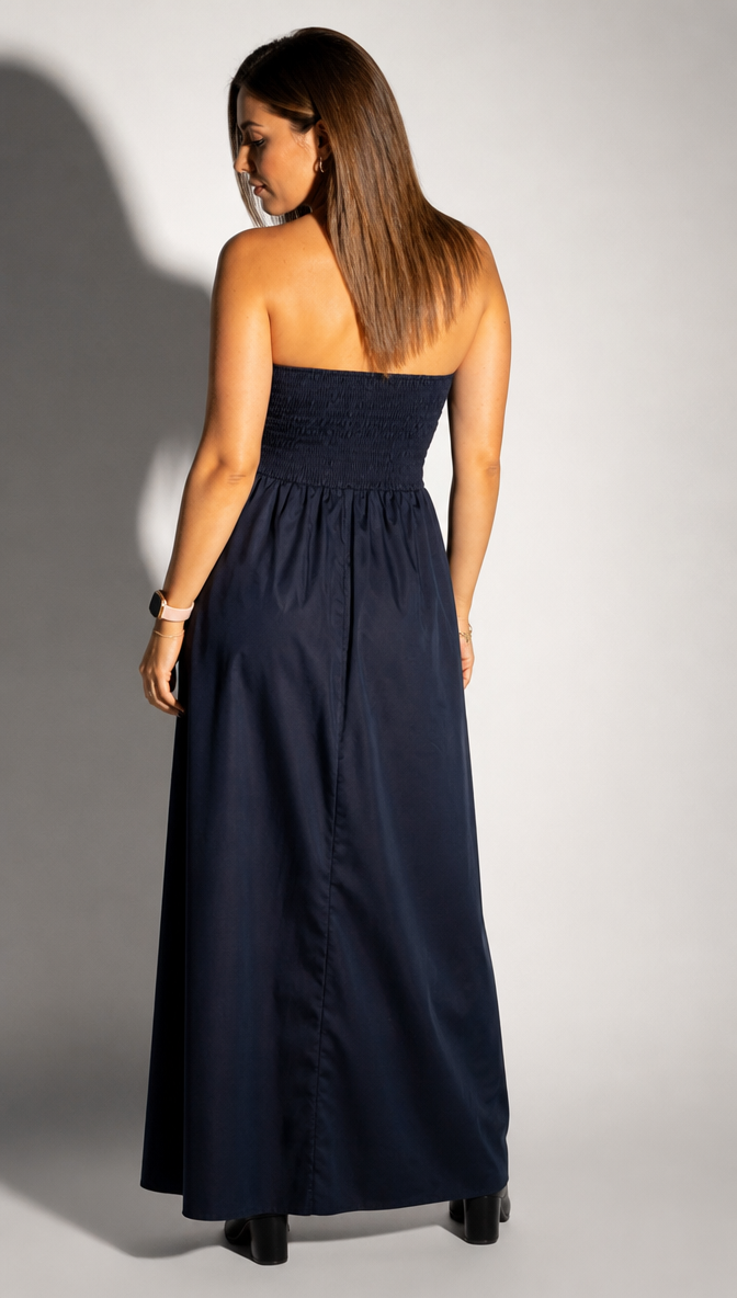 Poplin Maxi Dress