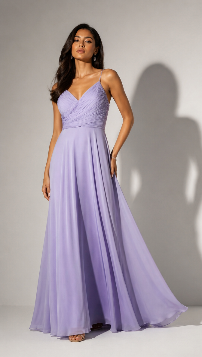 Purple Evening Dress