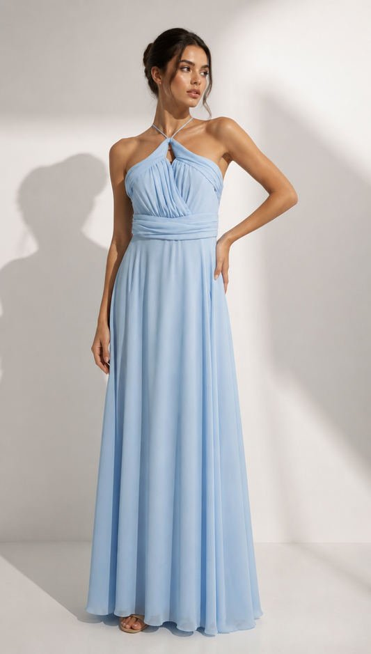 Blue Evening Dress