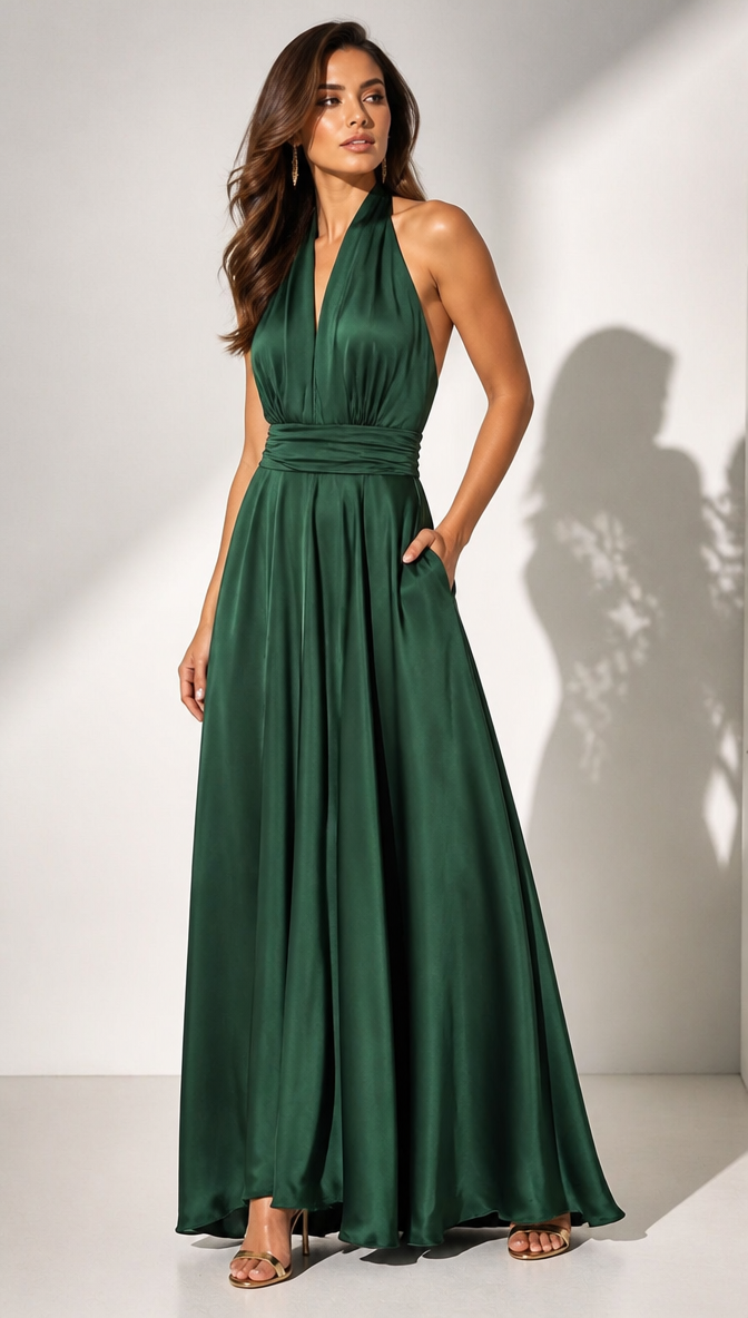 Green Evening Dress