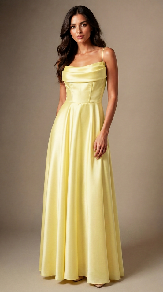 Yellow Evening Dress