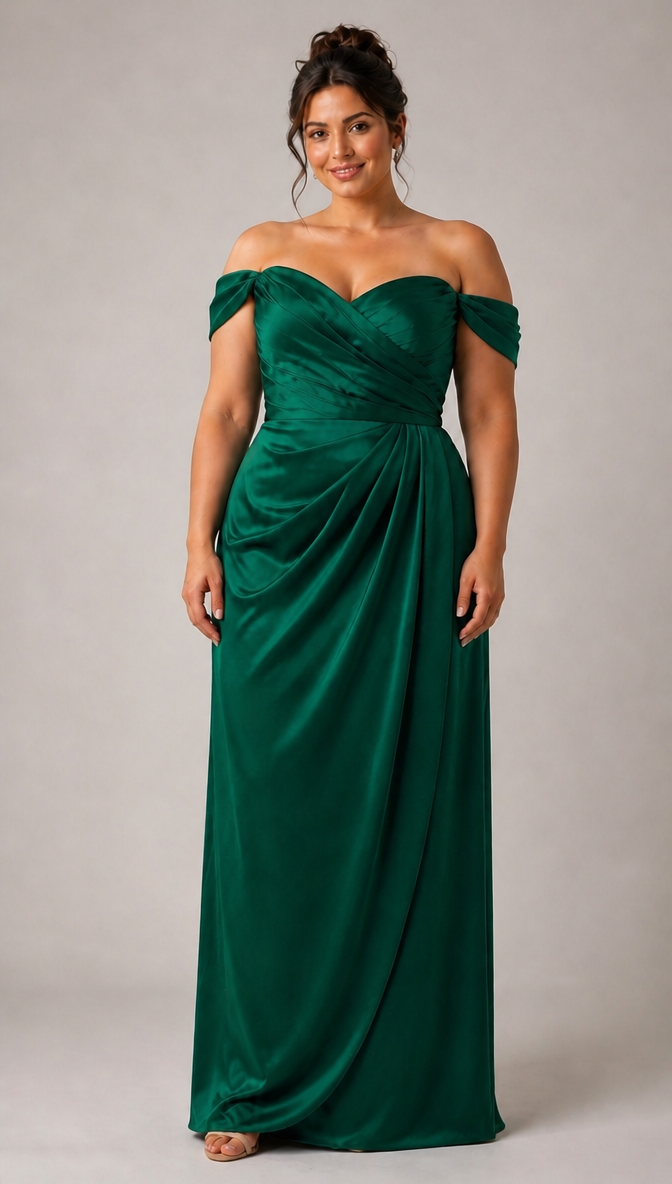 Evening Green Dress