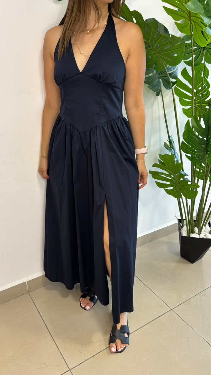Poplin Maxi Dress