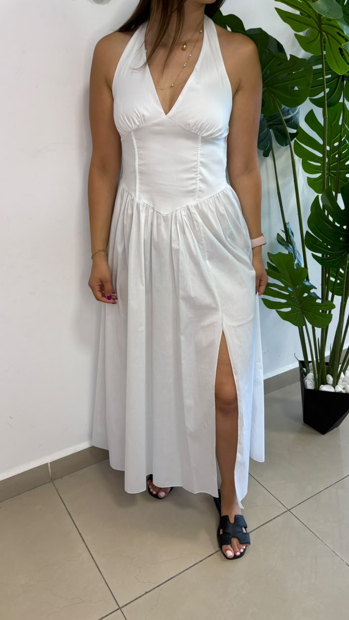 Poplin Maxi Dress