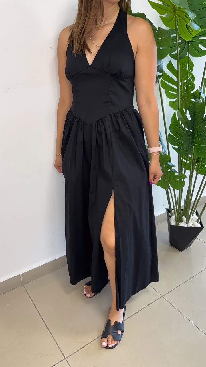 Poplin Maxi Dress